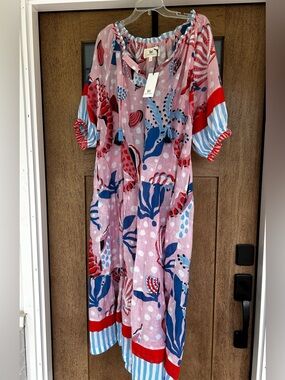 Printfresh Voyage Dress NWT seahorse haven print